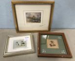 Three Signed Artwork Pieces