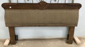 Antique Oak Head Board