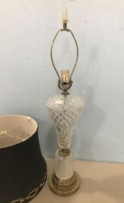 Vintage Diamond Pattern Table Lamp