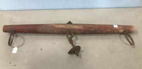 Vintage Wood and Iron Plow Harness