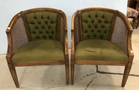 Pair of French Provincial Club Chairs