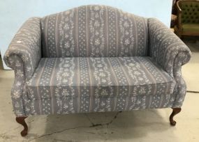 Queen Anne Camel Back Love Seat