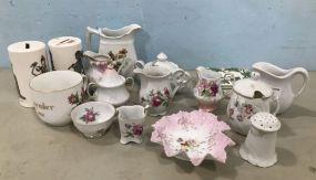 Group of Porcelain Hand Painted Pieces