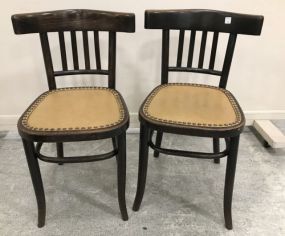 1980s Oak Side Chairs