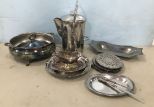 Group of Silver Plate Serving Pieces