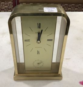 Brass Linden Mantel Clock