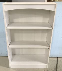 Pressed Wood White Bookcase