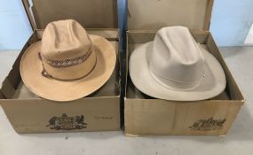 Stetson Hat and Bailey Straw Hat