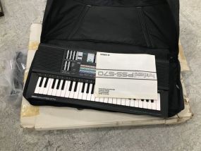Yamaha Porta Sound PSS-570 Keyboard and Stand