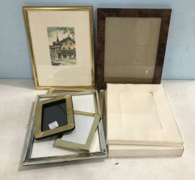 Assorted Group of Picture Frames