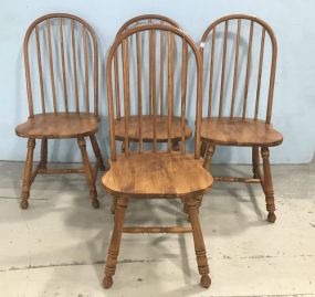 Modern Oak Bentwood Dinning Chairs