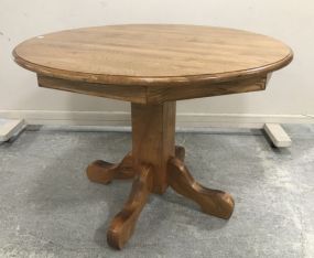 Modern Round Oak Dinning Table