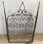 Modern Metal Fire Screen