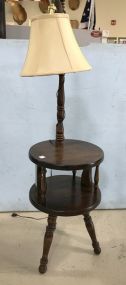 Vintage Two Tier Lamp Table