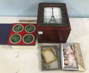 Box Photo Album and Picture Frames