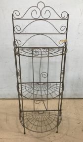 Small Iron Three Shelf Rack