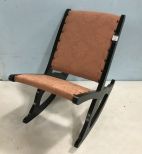 Vintage Child's Upholstered Rocker