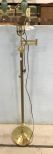 Brass Swivel Arm Floor Lamp