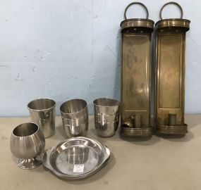 Stieff Pewter Cups 