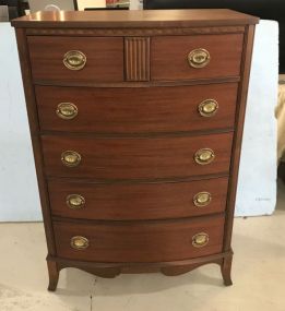 Mahogany Duncan Phyfe Tall Chest of Drawers