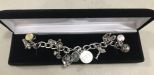 Marked Sterling Charm Bracelet