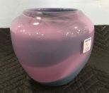 Fred Lancaster Art Glass Vase
