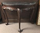Antique Reproduction Demi Lune Wall Table