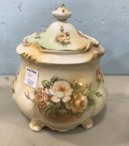 RS Prussia Porcelain Footed Jar