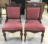 Pair of Eastlake Parlor Chairs