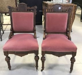 Pair of Eastlake Parlor Chairs