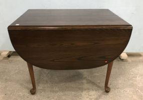 Vintage Oak Drop Leaf Dinning Table