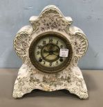 French Style Porcelain Mantle Clock
