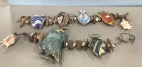 Pair of Pottery Fish Wind Chimes