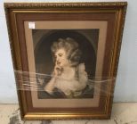 Mezzotint of Mrs. Braddyll by Sir Joshua Reynolds