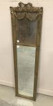 French Gold Gilt Trumeau Mirror