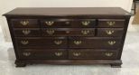 Modern Chippendale Style Cherry Dresser