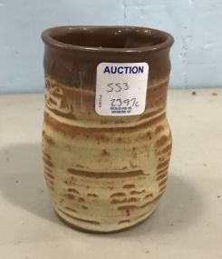 Tom Hughes Hand Made Stoneware Vase