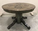 Vintage Painted Round Dinning Table