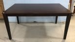 Mahogany Finish Modern Dinning Table