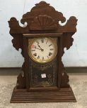 R.E. Beasley Oak Mantle Clock