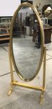 Modern Gold Gilt Cheval Mirror