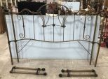 Vintage Iron King Size Bed