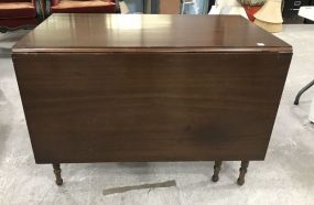 Vintage Mahogany Drop Leaf Dinning Table