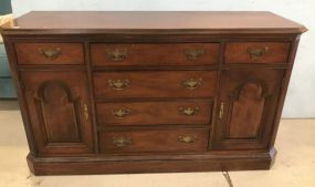 Mahogany Queen Anne Style Sideboard