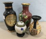 Cloisonne Vases, Japanese Vase, Grecian Vase