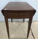 Mahogany Inlaid Drop-Leaf Pembroke Table