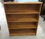 Four Shelf Wood Bookcase
