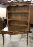 Vintage Young Hinkle Corner Desk Bookshelf