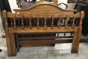 Early American Style Full Size Head Board