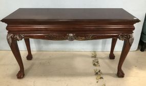 Modern Chippendale Ball-n-Claw Sofa Table